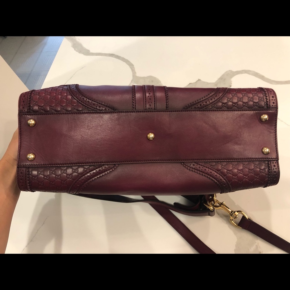 Gucci Burgundy shoulder bag - Picture 4 of 8